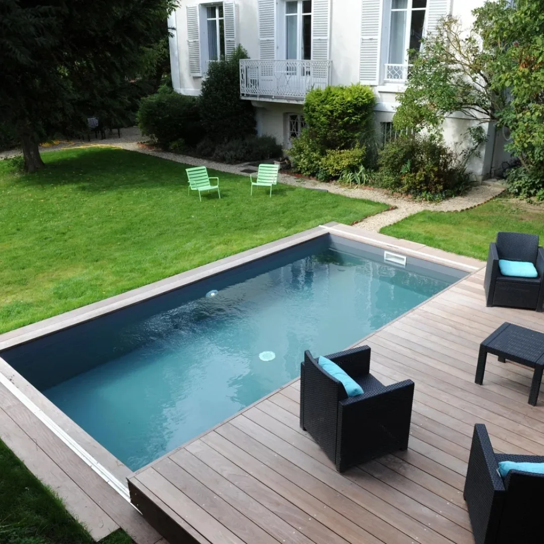 Раздвижная терраса для бассейна в Сургуте