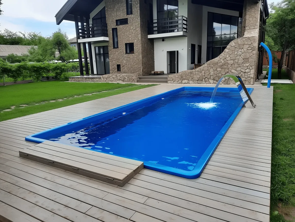 Композитный бассейн Laguna 9 — вид сверху в Сургуте