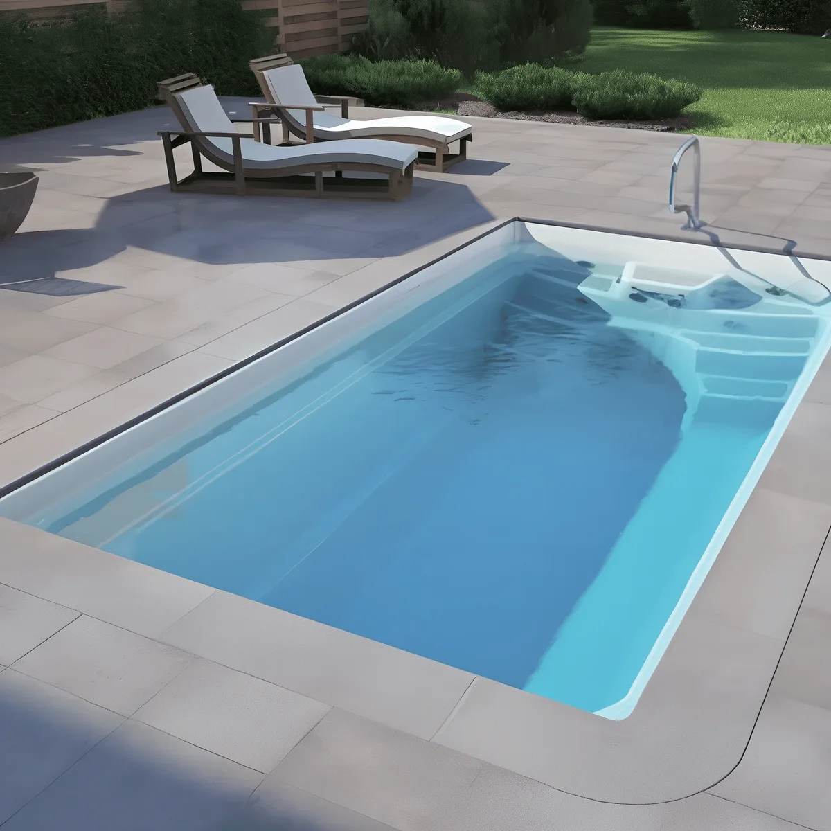 Композитный бассейн Laguna 5 — вид сверху в Сургуте