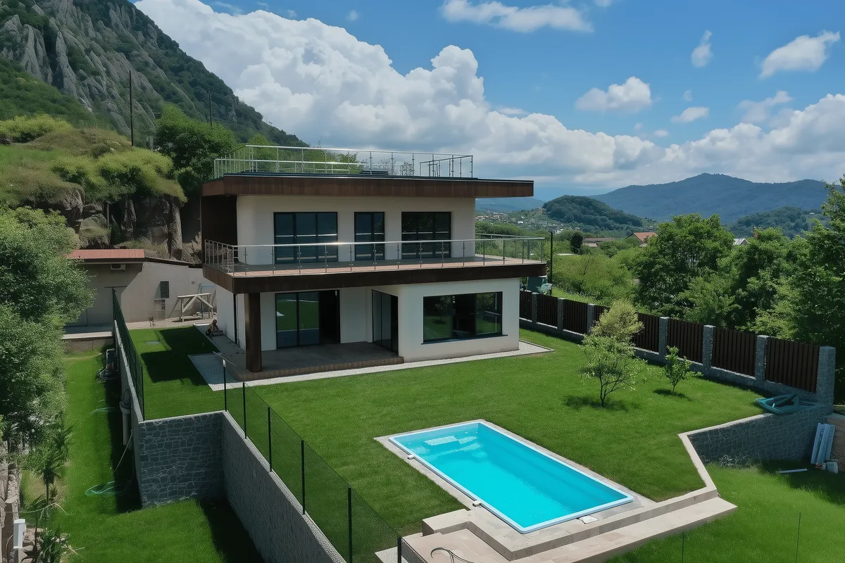 Композитный бассейн Laguna 6 — визуализация в Сургуте