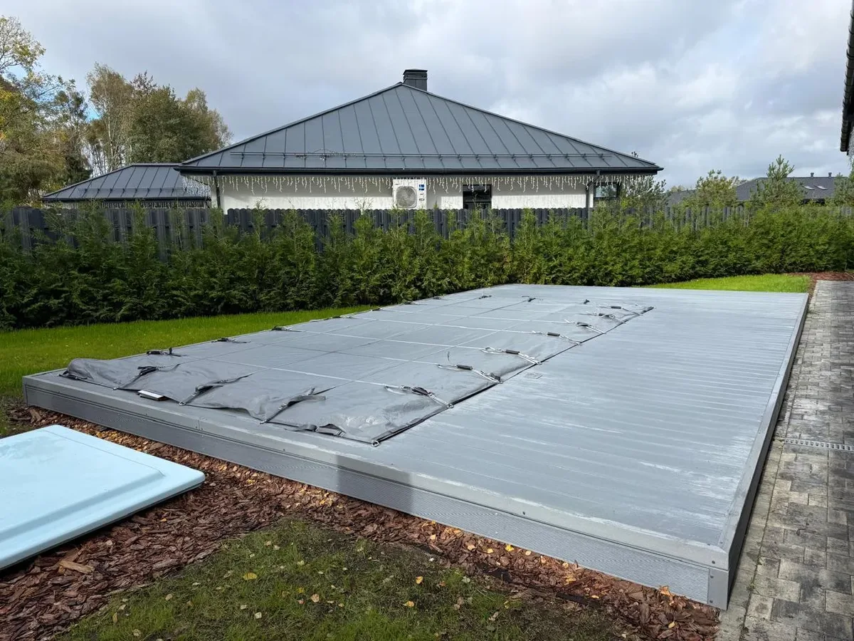 Покрывало Laguna Cover Mesh — установка в Сургуте