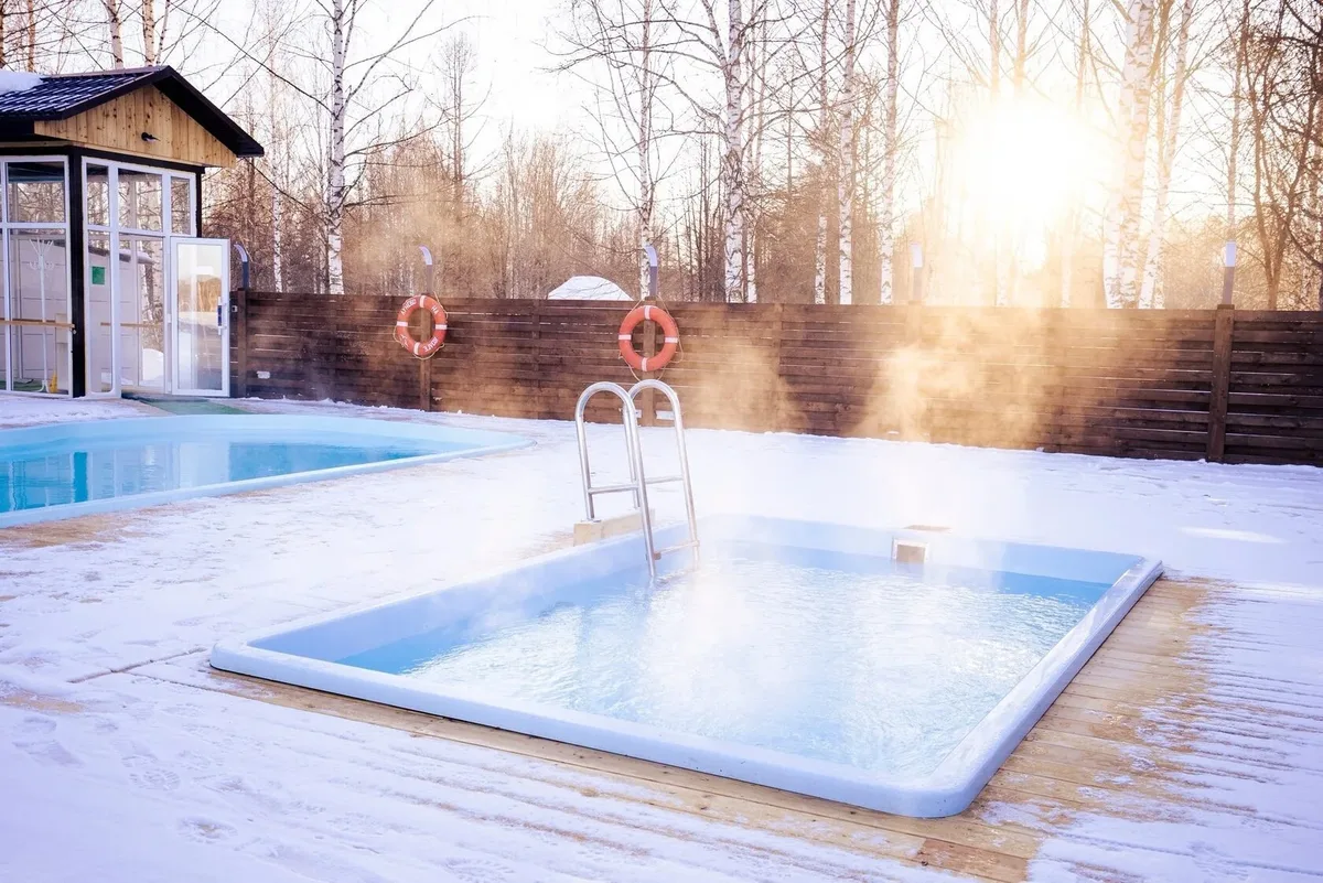 Композитный бассейн Laguna 4 — установка в Сургуте